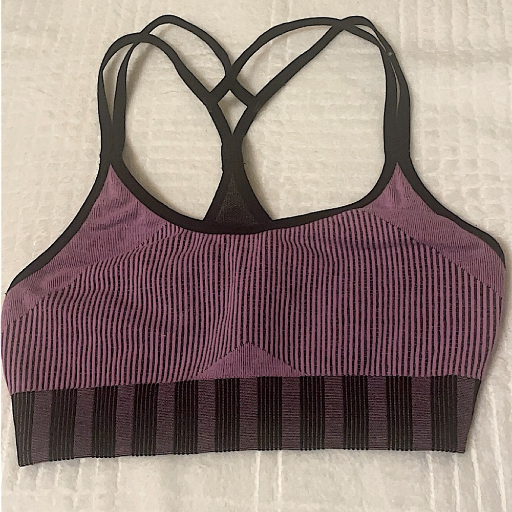 90 Degrees Purple and Black Sports Bra Size XS